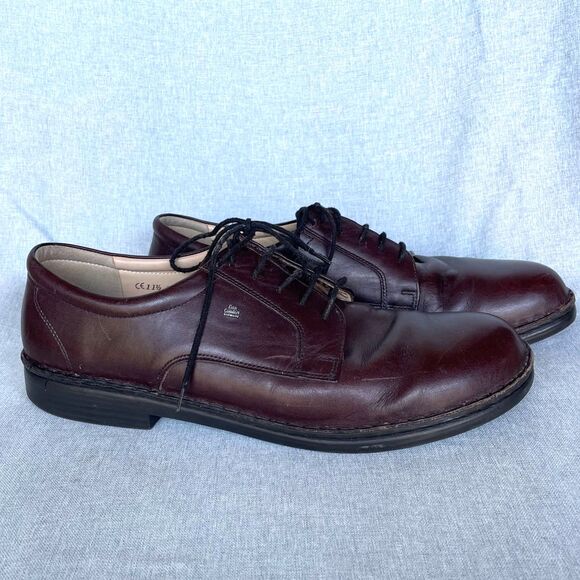 Finn Comfort Mens 11.5 EU 46 Dark Brown Leather Comfort Oxford Derby Shoes main image 12